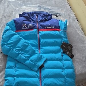 Karbon Blue Puffer Jacket